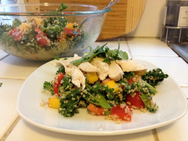 Quinoa Salad with Mango and Chicken