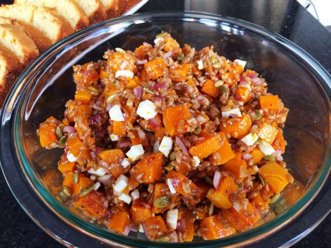 Butternut Squash and Farro Salad