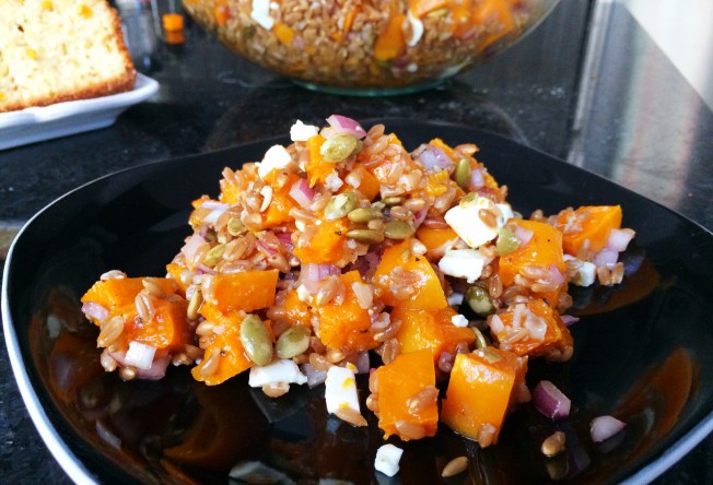 Butternut Squash and Farro Salad
