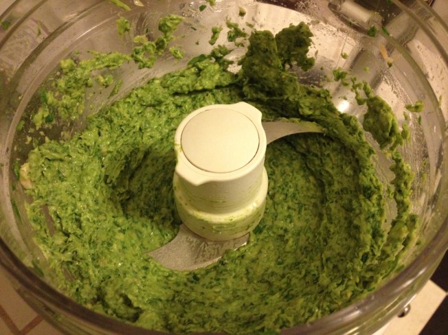 Spinach, Basil and Avocado Dip