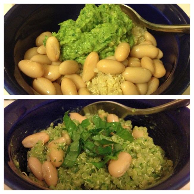 Spinach, Basil and Avocado Dip