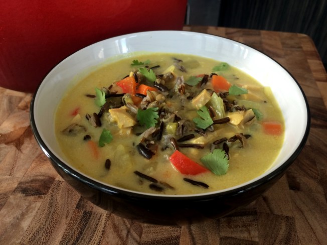 Curried Chicken and Wild Rice Soup